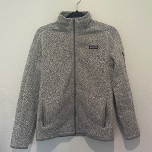 EUC Patagonia Better Sweater in Birch White